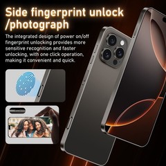 G16 Pro Max Unlocked Cell Phone 128GB Dual SIM 5G Smartphone Android 15