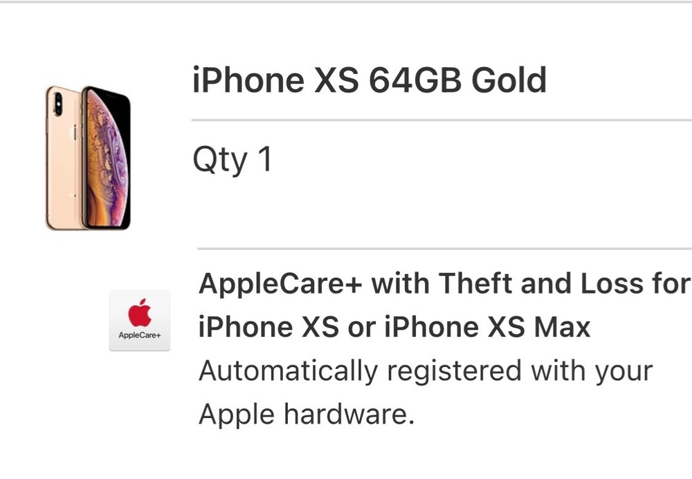 Apple iPhone XS – 64GB – Gold (Unlocked) A1920 (CDMA + GSM)