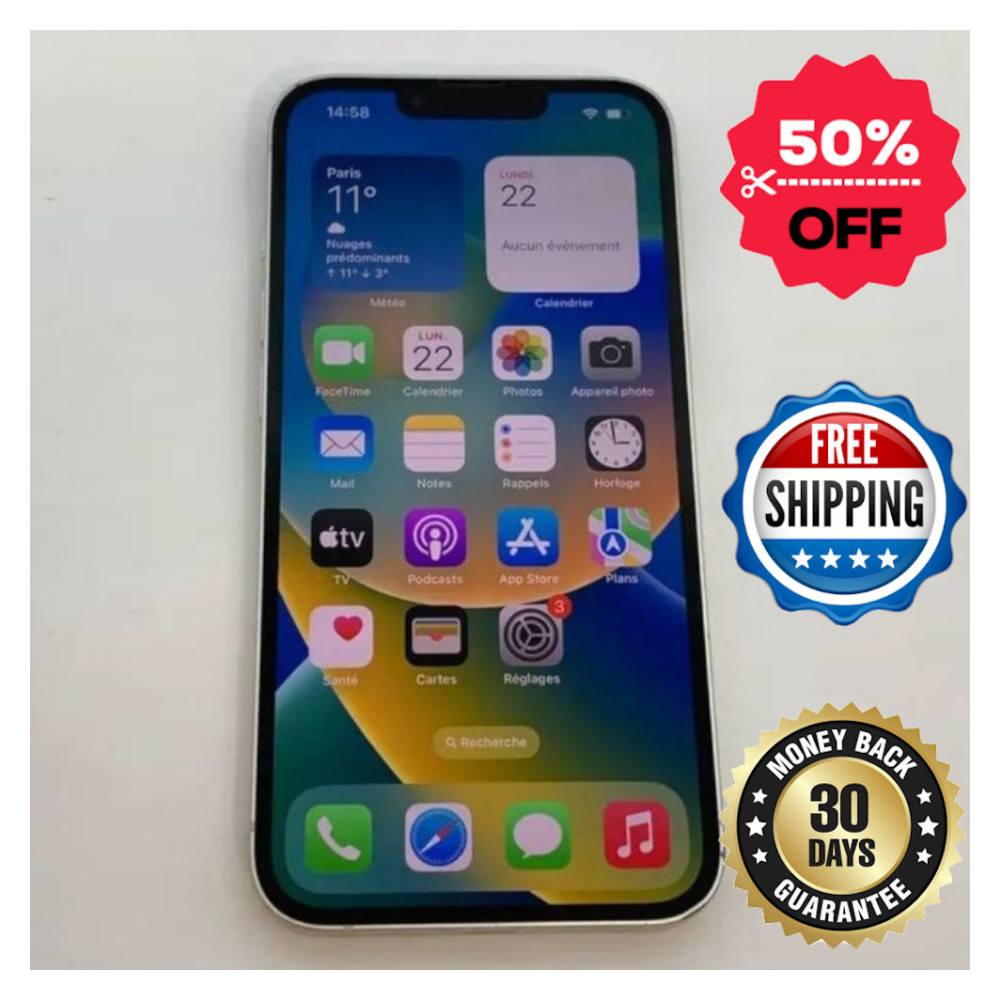 Apple iPhone 13 Mint – 128GB/512GB – Colors: Midnight, Blue, Red