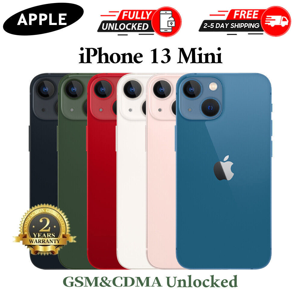 NEW IN Sealed Apple iPhone SE/13/13 Mini/12 Mini 64/128/256GB Unlocked GSM+CDMA✅