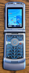 Motorola RAZR / Razor V3 – Silver ( AT&T ) Cellular GSM Flip Phone – Great Shape