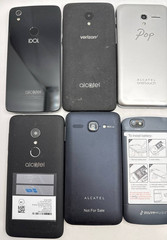 Lot of 12 Alcatel Smartphones Idol 5S 3V 1X Pop A5 Fierce 2 No Power READ