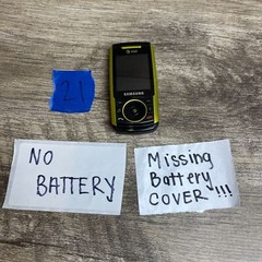 Samsung SGH-A737 Black Bluetooth 1.3MP Color Screen AT&T Slider Cellular Phone