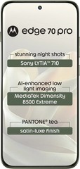 MOTOROLA edge 70 pro (Green, 256GB 8GB RAM) Factory Unlocked Smartphone