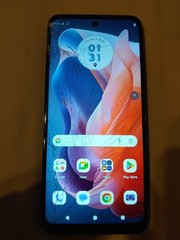 CRACKED* Motorola Moto G Play 2024 XT2413 4+64GB Unlocked 6.5&Prime; 50MP Sapphire #82
