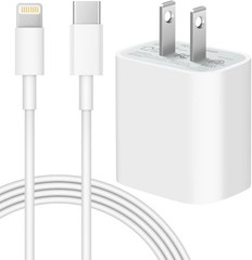 20W USB-C Fast Charger Wall Charger for iPhone 14/13 with 6FT Cable