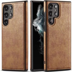 Samsung Galaxy S22 Ultra Case Leather Soft Shockproof Protective Phone Cover