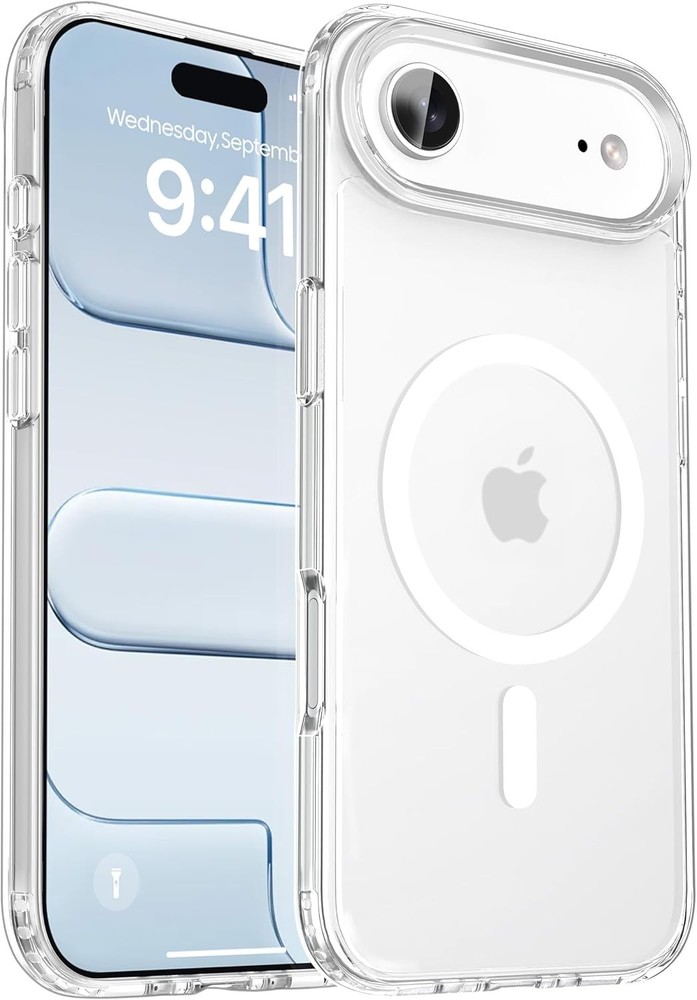 Magnetic Case for iPhone Air 6.5 inch – Not Yellowing Anti-Scratch (Clear)