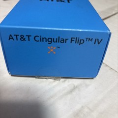 AT&T CINGULAR FLIP IV 4GB PHONE U102AA 4G LTE *NEW, OPEN BOX*