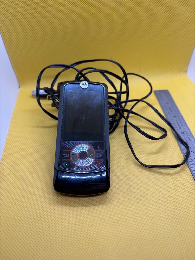 USED 2007 Motorola ROKR RIZR Z6m – Orange & Gray CDMA Phone Free Shipping