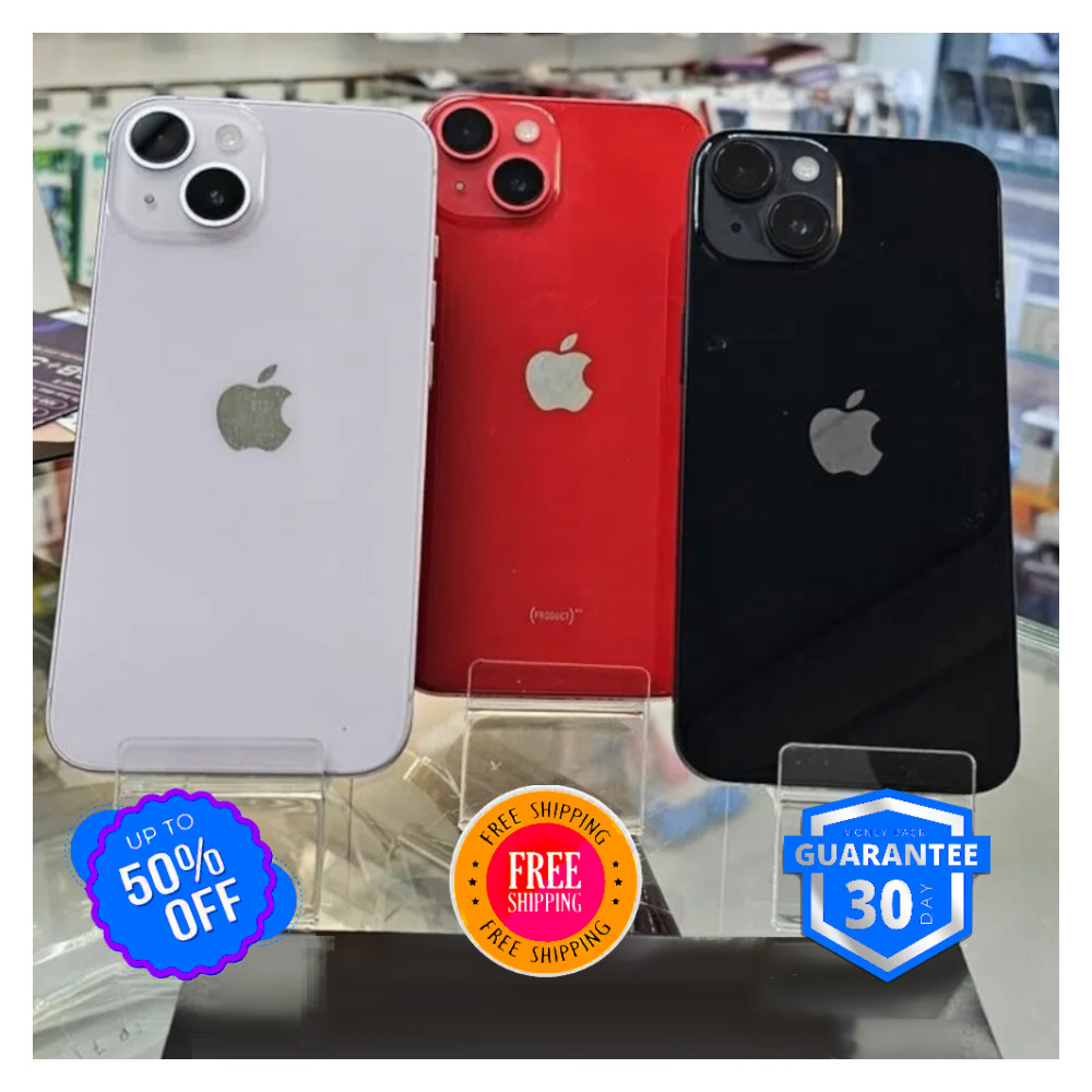 Apple iPhone 14 128GB 512GB Unlocked Verizon Very Good Blue Purple