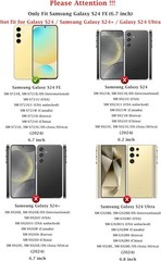 Navy Blue Case for Samsung Galaxy S24 FE, HD Screen Protector & Camera Lens Cove