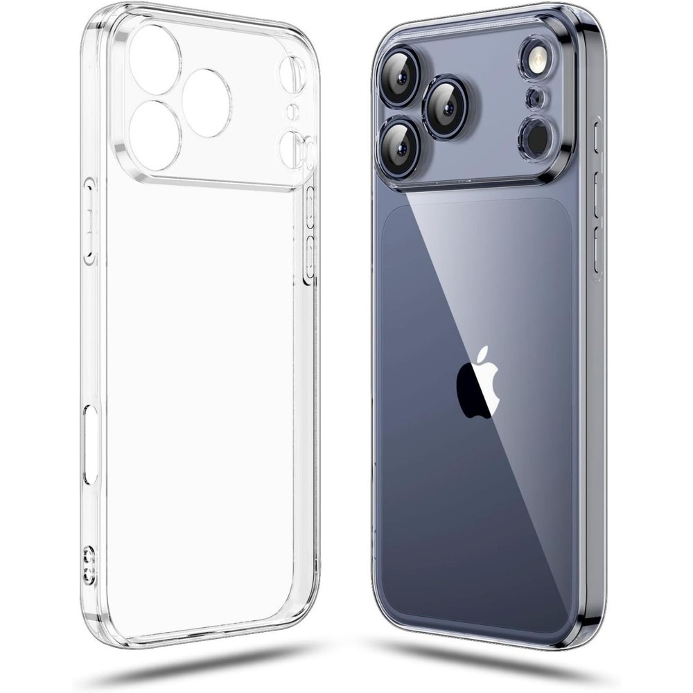 Clear TPU Case for iPhone 17 Pro Max – Ultra Slim, Shockproof, Scratch-Resistant