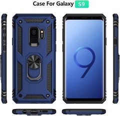 Case for Samsung Galaxy S9 Plus Military Grade with HD Screen Protectors, Stand