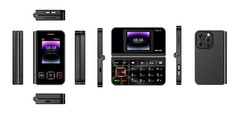 Unlocked 2G Foldable Cell Phone Dual SIM Flip Portable Smartphone Birthday Gifts