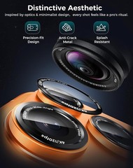 1-Pack Aluminum Alloy Metal Camera Lens Protector for iPhone 17 Pro