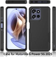 for Moto G Power 2026/2025 Case with HD Screen Protector, Heavy Duty Cell Phone