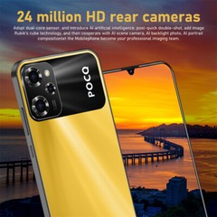 X5 Pro Smartphone Android 6.8 » Unlocked 4+64GB 5000mAh 12+24MP Dual Camera