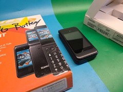Boost Mobile Summit Flip Phone Bundle Dual 2.8&Prime; Display Cell Phone