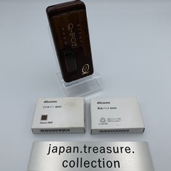 docomo Q-pot. SH-04C Choco Foma Japanese Flip Phone garakei keitai Rare Japan