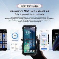 Blackview XPLORE 1 Walkie Talkie 5G AI Rugged Smartphone 48GB+512GB 20000mAh NFC