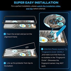 3+3 Pack Screen Protector & Camera Lens Protector for Pixel 7 Pro 6.7Inch Temper