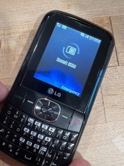 Vintage LB Black Keypad Cellphone Single Slot Sim GPLG500GB POWERS UP