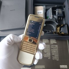 GENUINE NOKIA 8800 GOLD ARTE WHITE 1GB 8800a RM-451 UNLOCKED GSM MOBILE PHONE