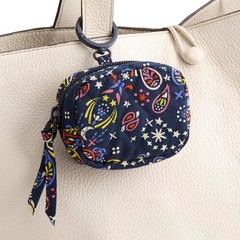 Cotton Zippered Bag Charm for Earbuds and Accessories