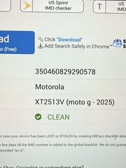 Motorola Moto G 5G 2025 XT2513V (For Parts Only)