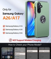 For Samsung Galaxy A17 5G Case with Dual Layer Military Grade Shockproof Cover