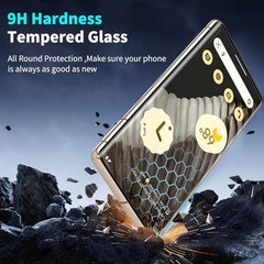 2+2 Pack Privacy Screen Protector & Camera Lens Protector for Google Pixel 7 Pro