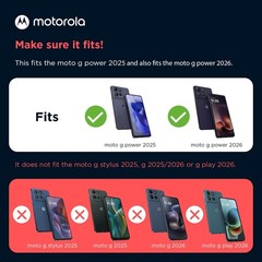 Motorola Moto G Power (2025/2026) Rugged Protective Case – Military Grade Cover