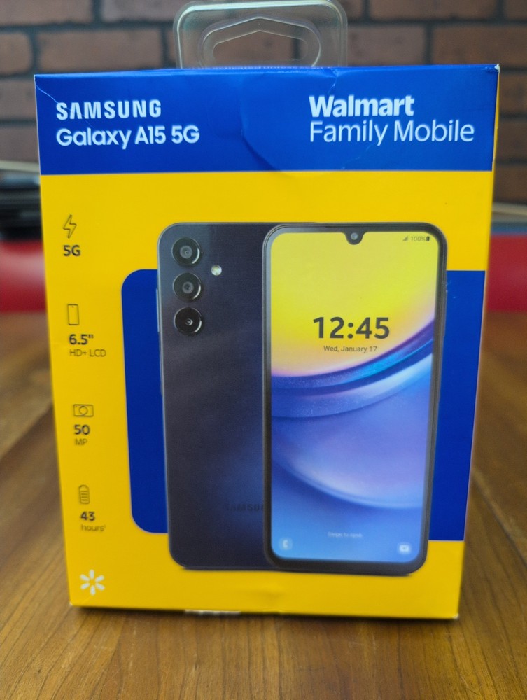 Samsung Galaxy A15 5G 64GB (Total Wireless/Walmart Family Mobile Rebrand) NEW