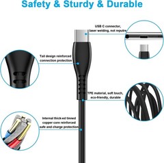 Samsung Galaxy Z Flip, Z Fold, S21, S22 Fast Wall Charger with 6Ft Cable