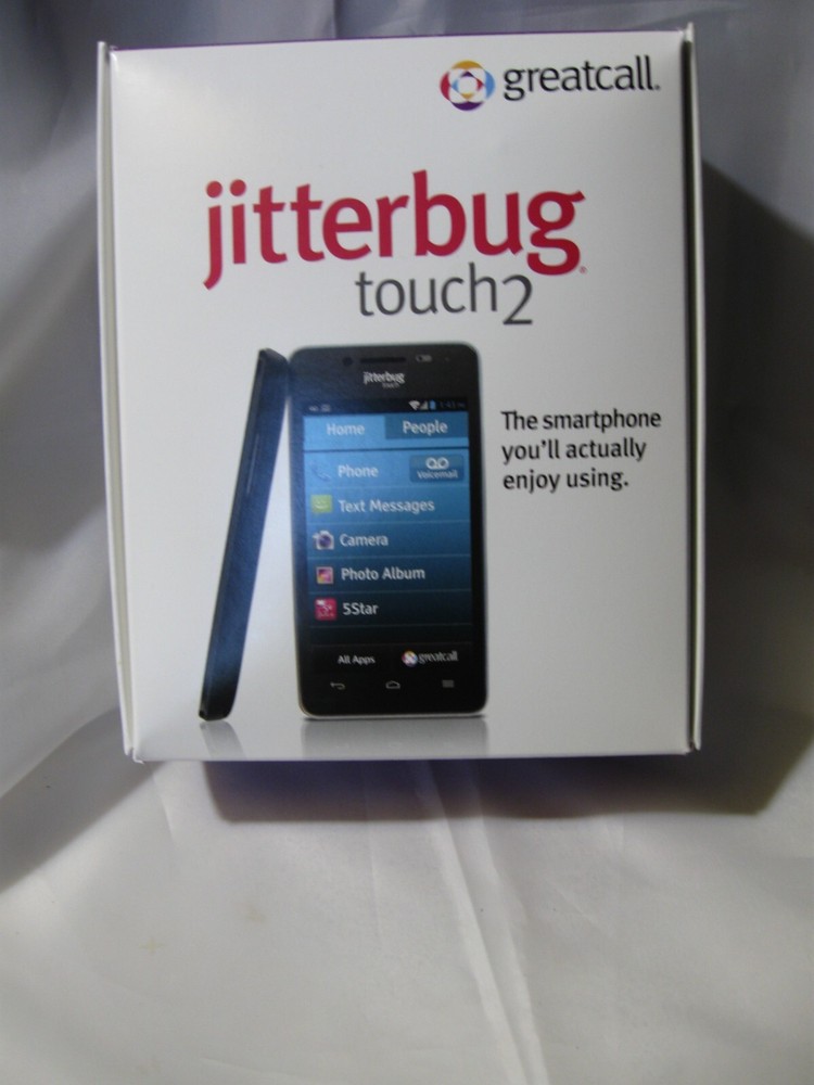NEW NEVER USED jitterbug Touch 2 smart phone in box SUPER