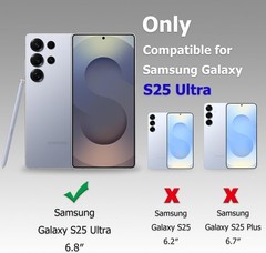 Slim Fit for Samsung Galaxy S25 Ultra Case with Stand, Military Grade Protection