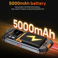 4G LTE Android 13 Rugged Smartphone NFC Mobile Waterproof 128G POC UNIWA W999