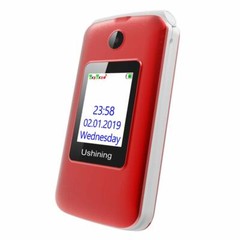 Ushining 3G Unlocked Flip Cell Phone for Senior Kids,Easy-to-Use Big Button
