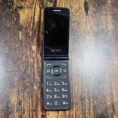 Alcatel MyFlip A405DL – Gray and Black ( Tracfone ) 4G VoLTE Flip Phone UNTESTED