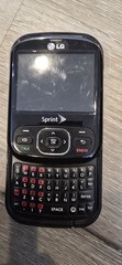 Lot 2 LG Remarq LN240 2.4&Prime; LCD Bluetooth Sprint Cellular Slider Cell Phone Read