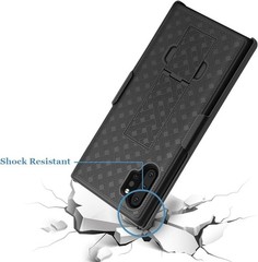 Samsung Galaxy Note 10 Plus Shockproof w/ Kickstand Belt Clip Holster Cover Case