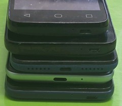 Lot of 5: Android Devices: AS-IS, All Have Working LCD, Power On, Charge,👀Info