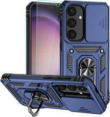 Samsung Galaxy S24 Plus Case, Soft Silicone Rubber Bumper Hard Plastic Phone Cas