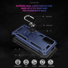 Shockproof Protective Phone Case for Samsung Galaxy S20 FE, Blue, HD Screen Prot