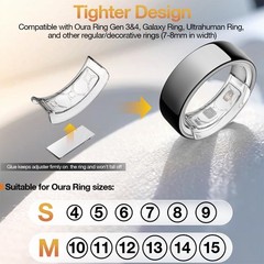 Invisible Sizer for Oura Ring Gen4/Gen3/Samsung Galaxy/Ultra Human Ring, Soft…