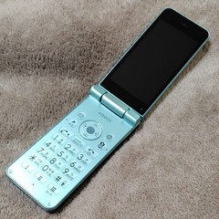 SHARP 601SH AQUOS KEITAI 2 Green Unlocked Android Flip Feature Phone Tested