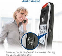 BL102-3 DECT 6.0 3-Handset Cordless Phone for Home with Answering Machine, Call