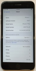 TESTED USED GSM UNLOCKED iPhone 7 PLUS, 128GB A1661 MN5T2LL/A WITH 75% BATTERY
