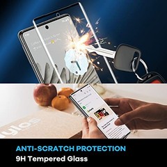 3+3 Pack Screen Protector & Camera Lens Protector for Pixel 7 Pro 6.7Inch Temper
